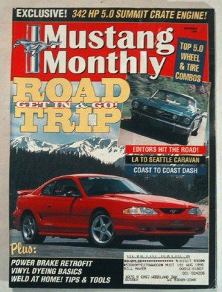 MUSTANG MONTHLY 1995 NOV - EXPORT FLARES, BOSS 302